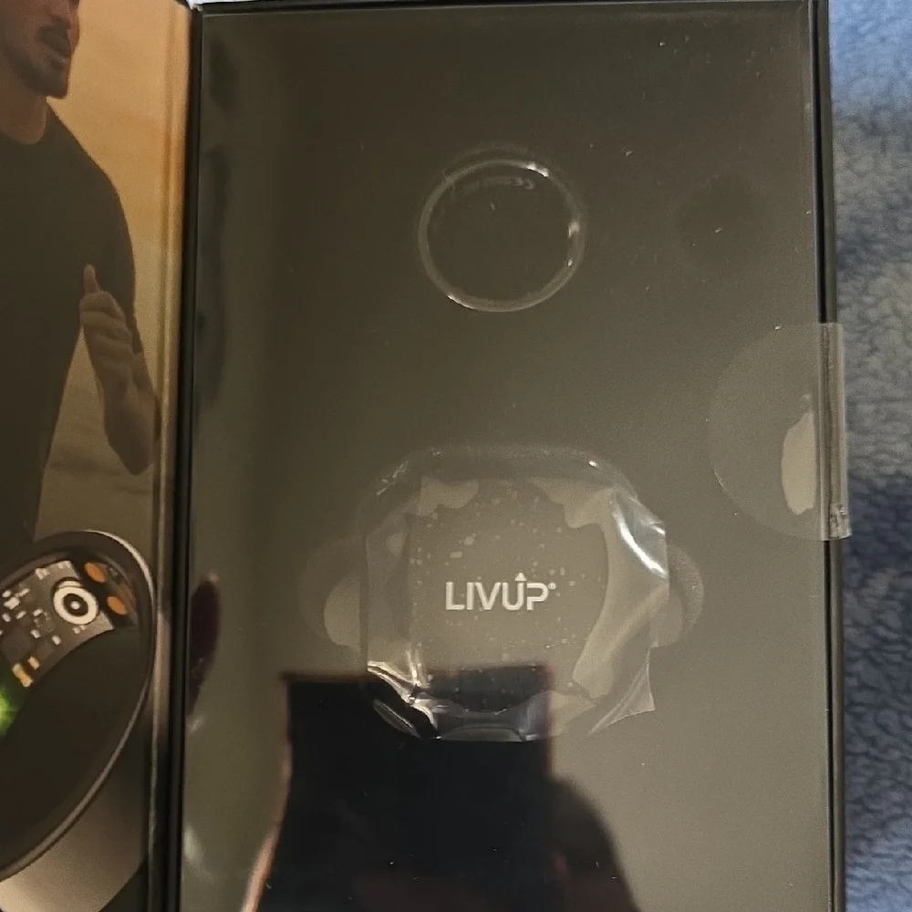LivUp Smart Ring, Black, Size 9